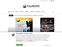 Tablet Screenshot of citynews-koeln.de